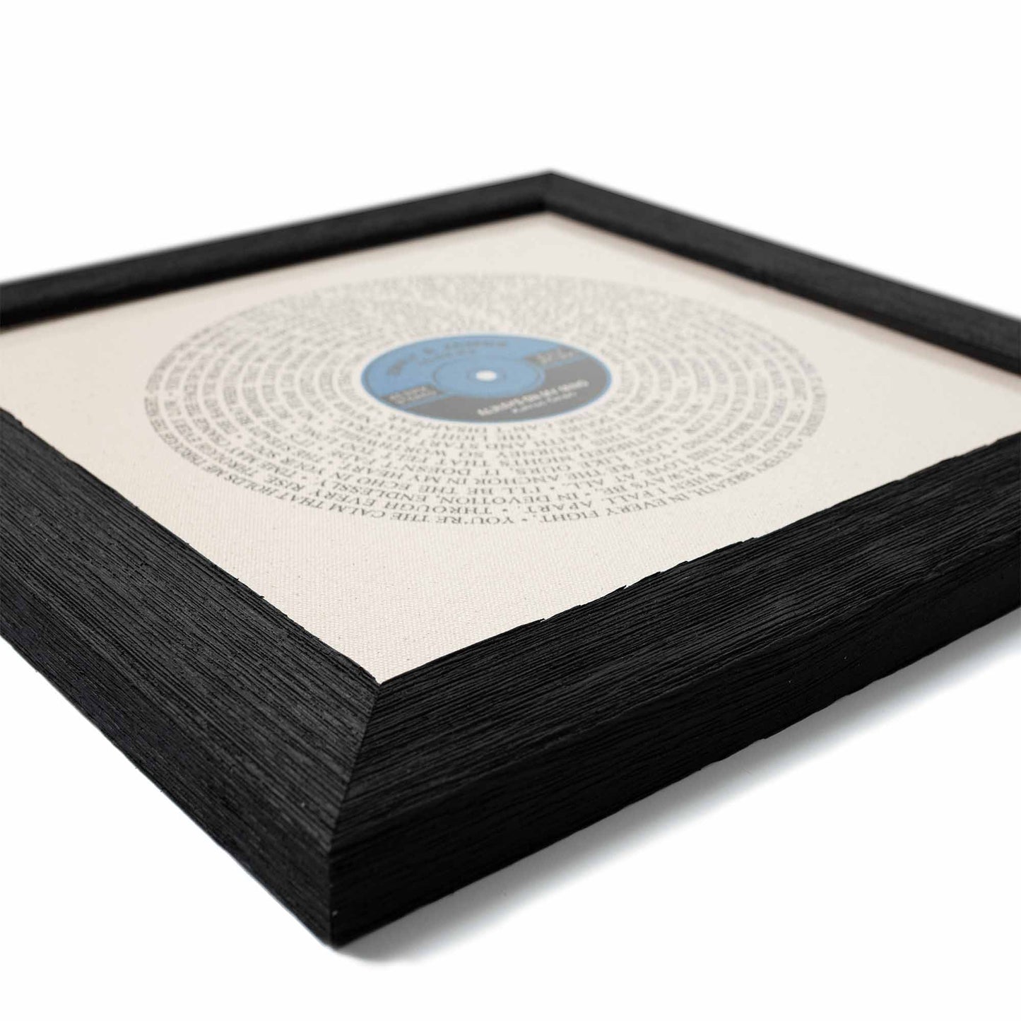 2nd Anniversary Gift, First Dance Song LP Cotton Print
