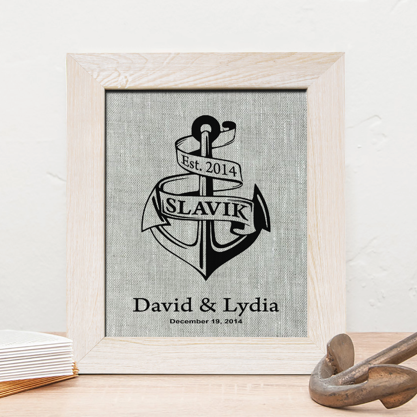 Anchor Linen Print