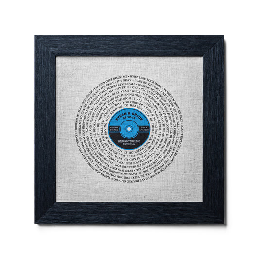 First Dance Song LP Linen Print