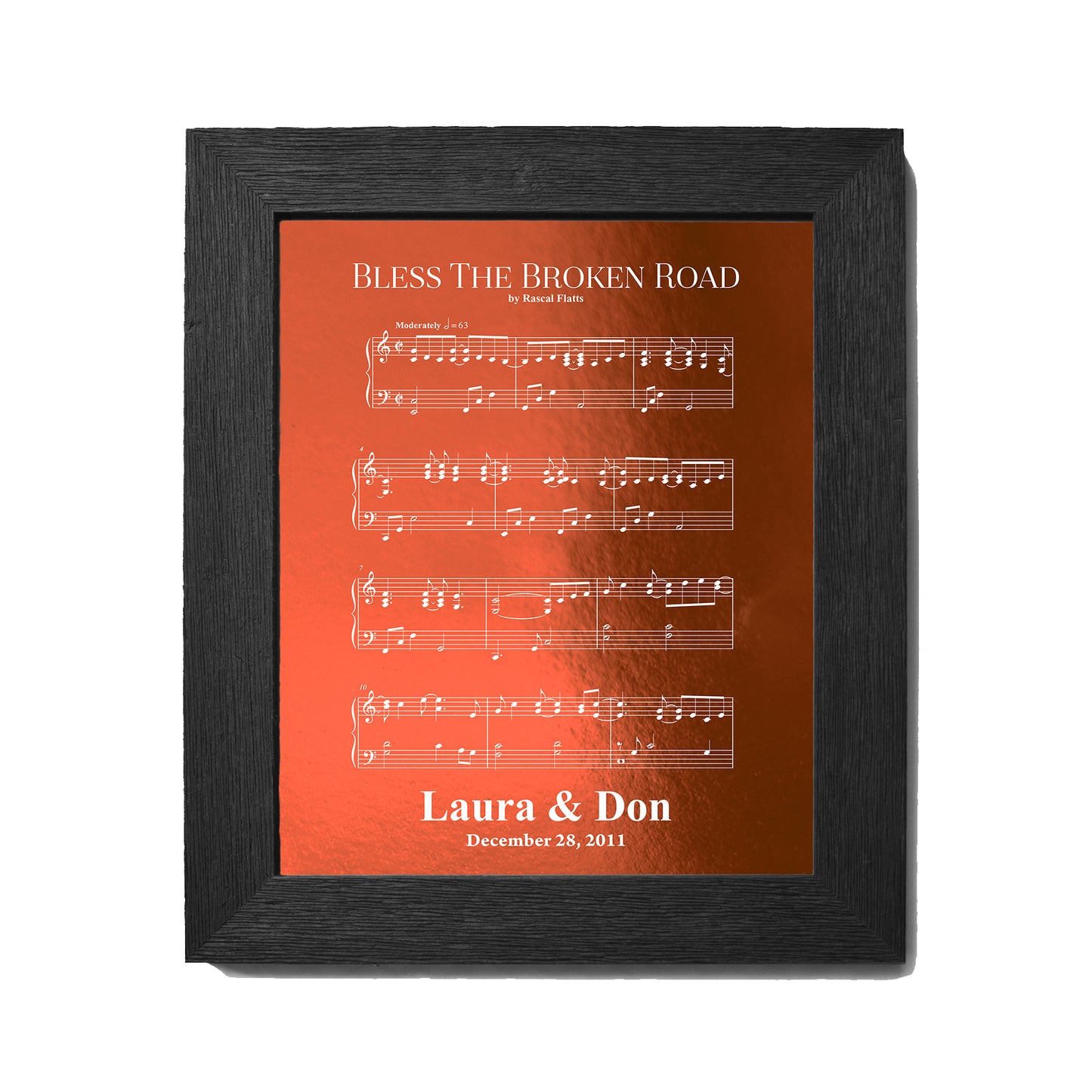 7th Anniversary Gift, Sheet Music, First Dance Song